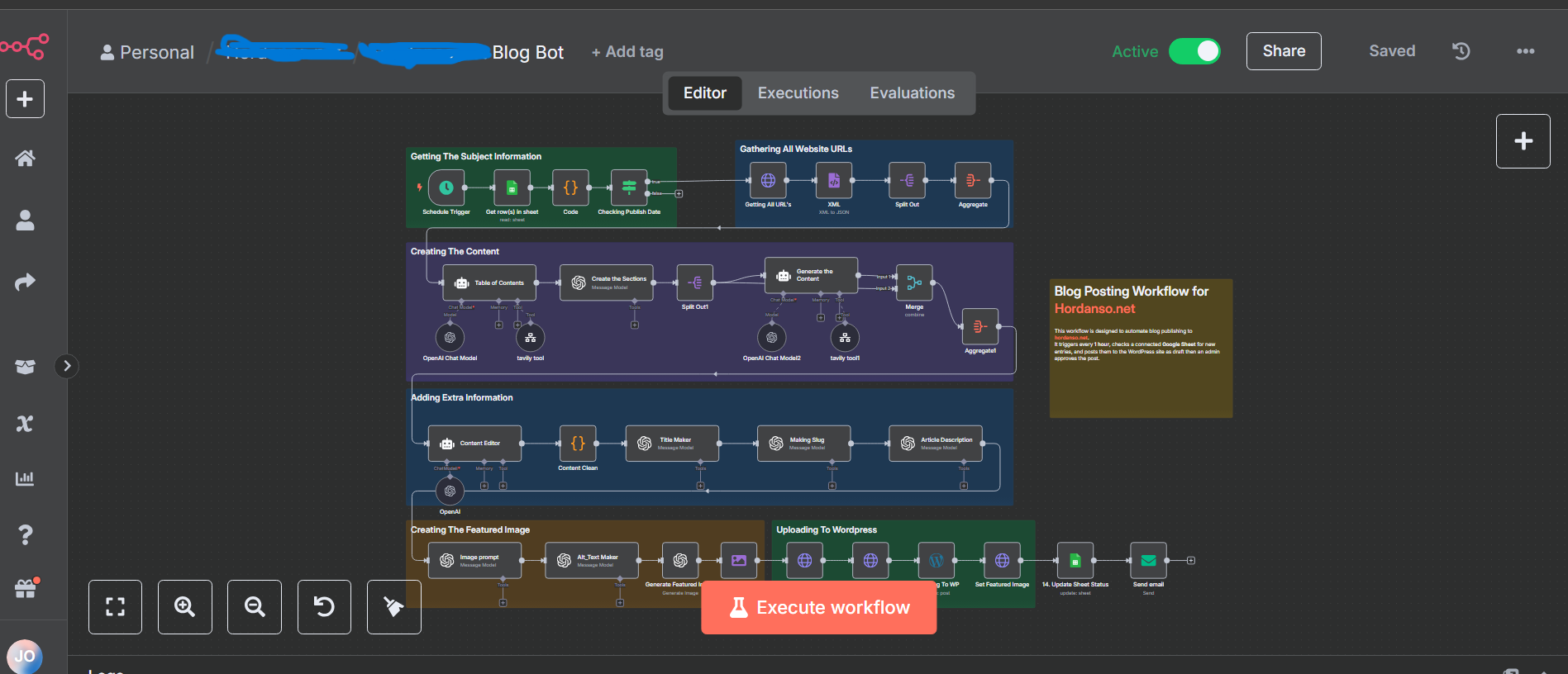 n8n workflow example